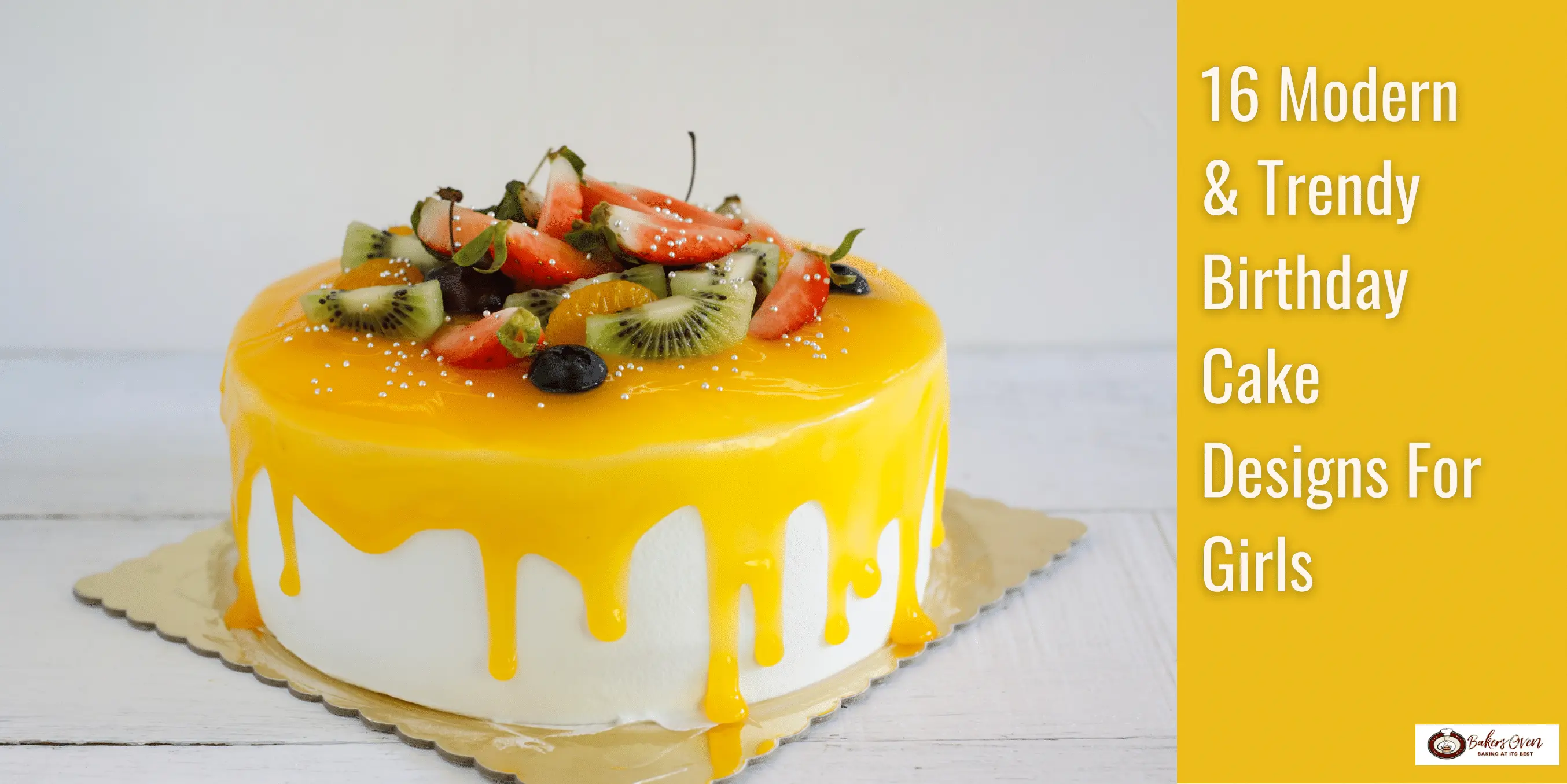 16 Modern Birthday Cake Designs for Girls and Ladies