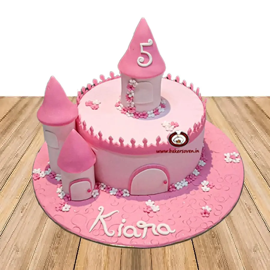 PINK CASTLE CAKE
