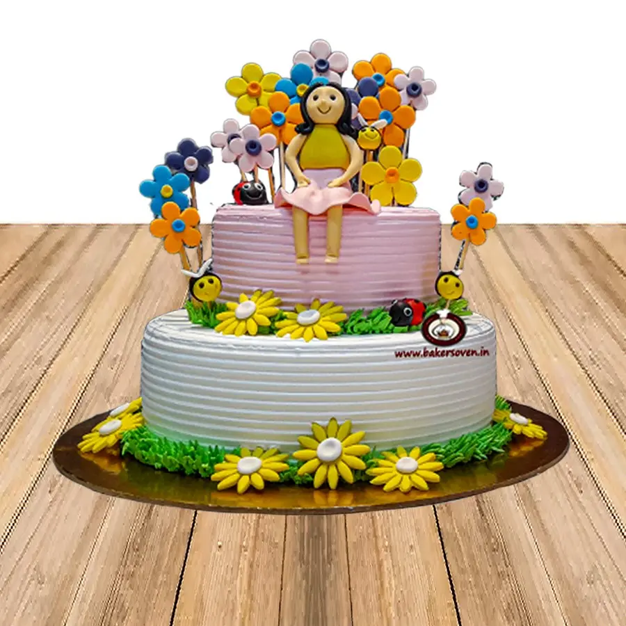 PRINCESS FLOWER CAKE