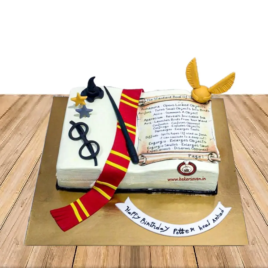 Harry Potter Book Cake A