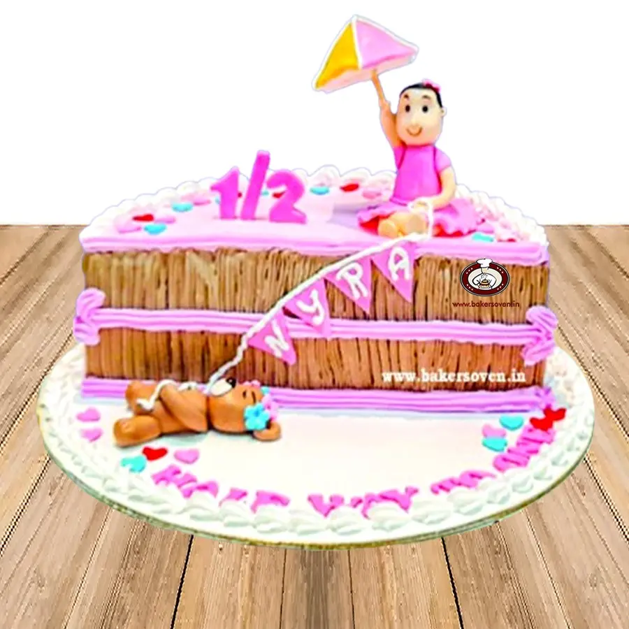 12 birthday Teddy Girl Cake