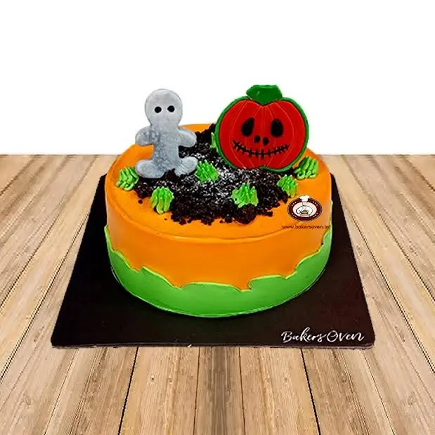 orange pumpkin cake w