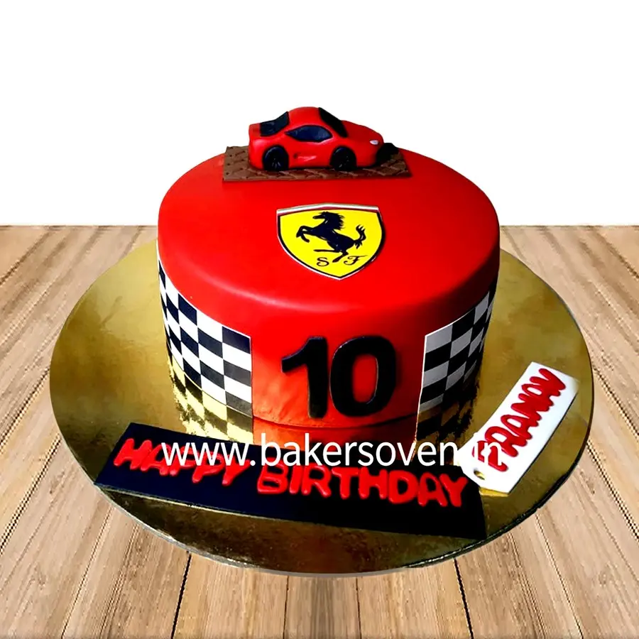 Ferrari Car Cake B