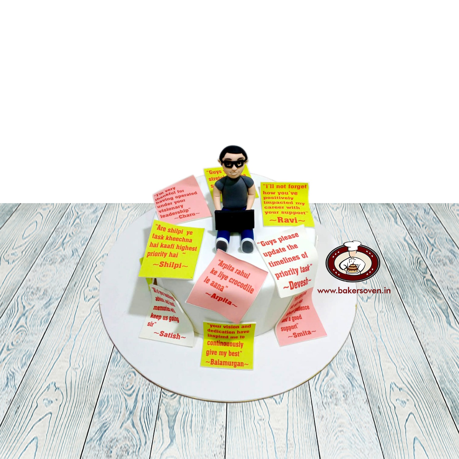 Man With Laptop Cake