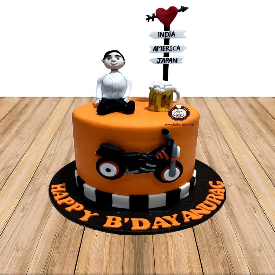 Bike & Beer Cake
