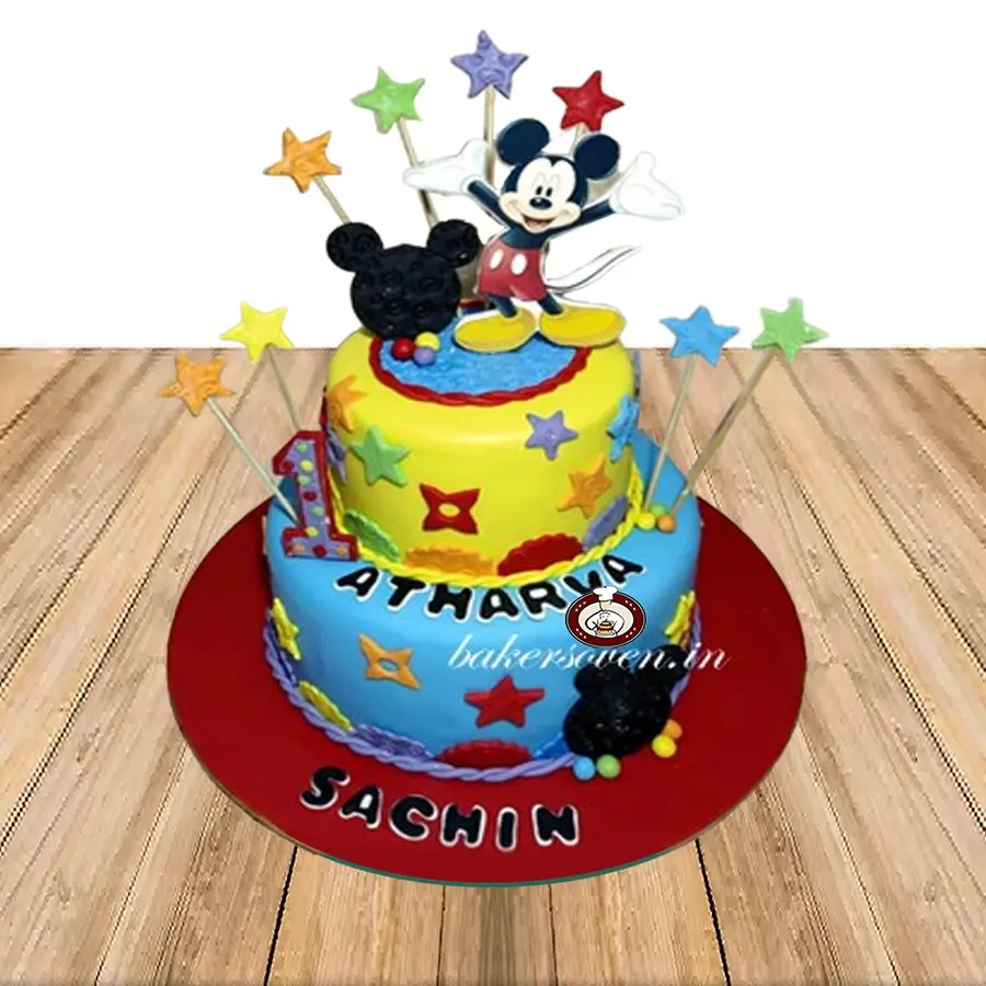 Mickey Star Theme Cake