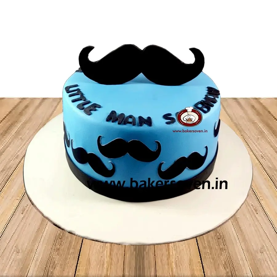 Moustache Cake