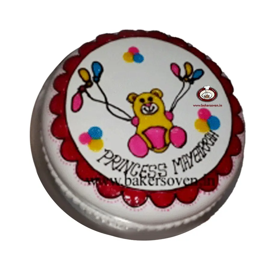 Teddy Balloon Cake