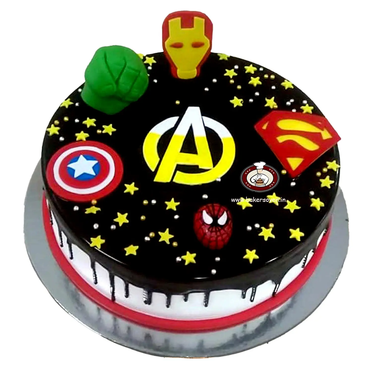 Avengers Superhero Cake C